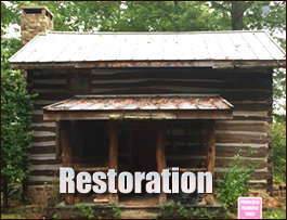 Historic Log Cabin Restoration  Haydenville, Ohio